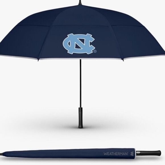 NIBWT Weatherman Large Golf Umbrella 68” Durable Frame -University of N Carolina - Picture 1 of 15